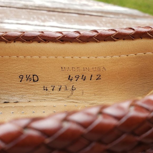 Allen Edmonds Maxfield Brown Loafers Shoes 9.5